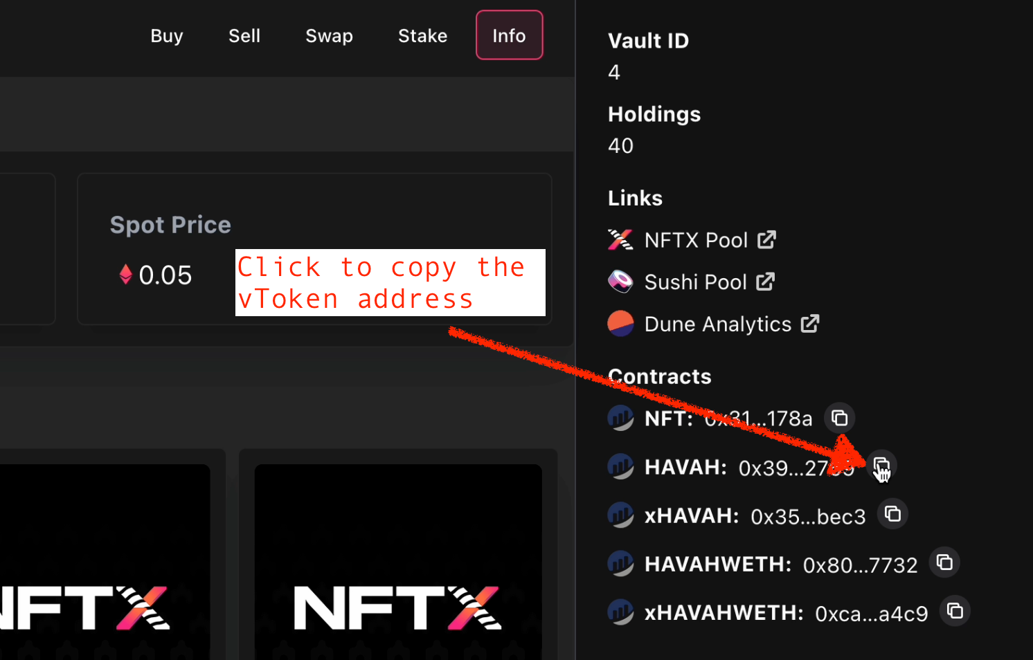 Creating concentrated liquidity positions on NFTX with Uniswap V3 - Goerli Testnet